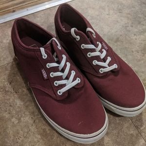 Burgundy Vans